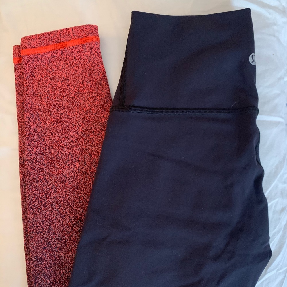 Lululemon speckled wunder under 28” size 4